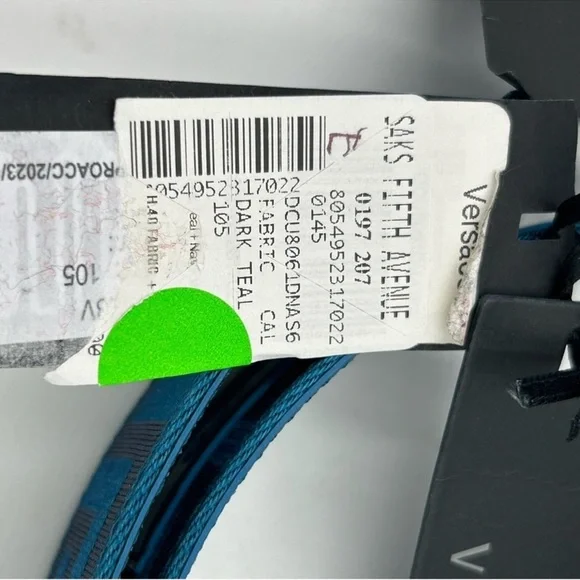 Men’s Versace Medusa head la Greca web belt size 105 cm/42 inch made Italy - Picture 8 of 9